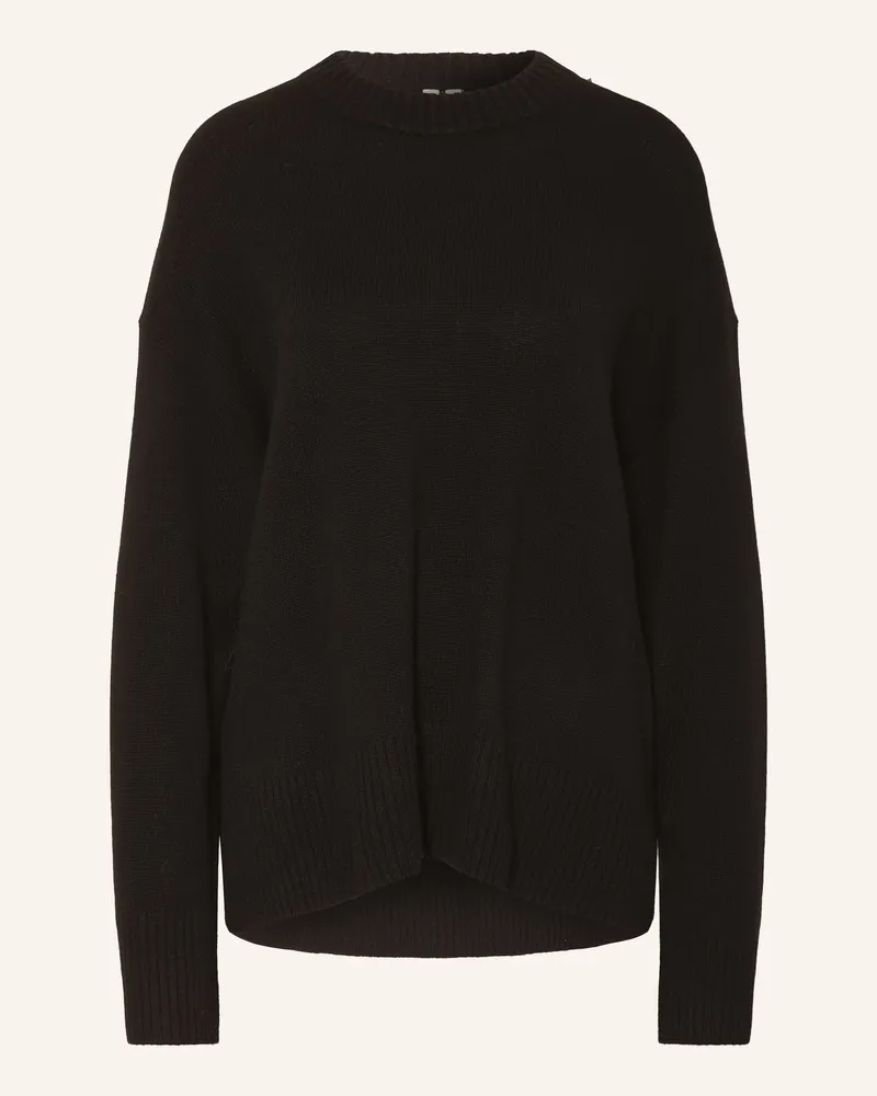 Arket Oversized-Pullover aus Cashmere Schwarz