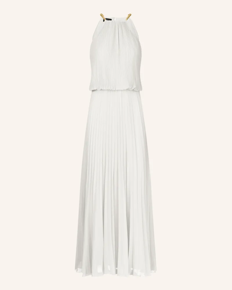 Apart Plisseekleid Creme