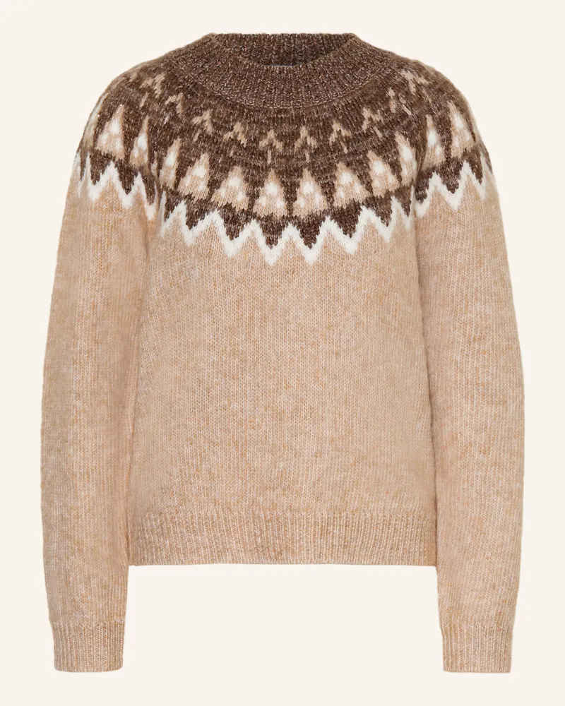 Darling Harbour Pullover Mit Pailletten beige Sand