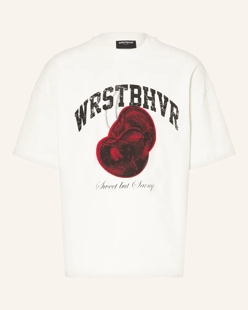 WRSTBHVR T-Shirt Kris weiss Weiss