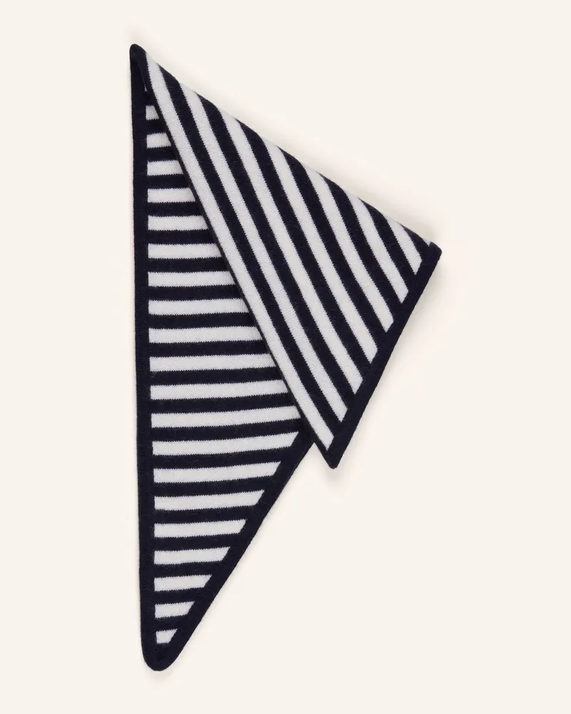 Darling Harbour Dreieckstuch Mit Cashmere blau Navy