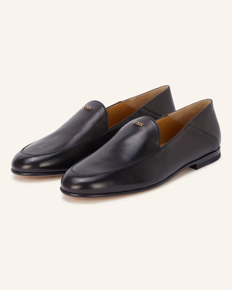 TOD'S Slipper schwarz Schwarz