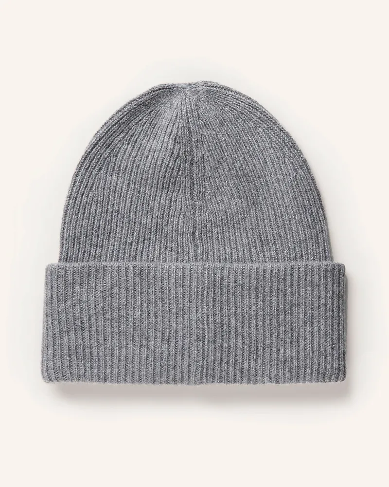 S. Marlon Cashmere-Mütze grau Grau