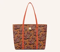 Shopper Toni Visetos Medium braun