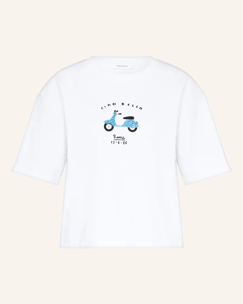 Darling Harbour T-Shirt Mit Schmuckperlen weiss White