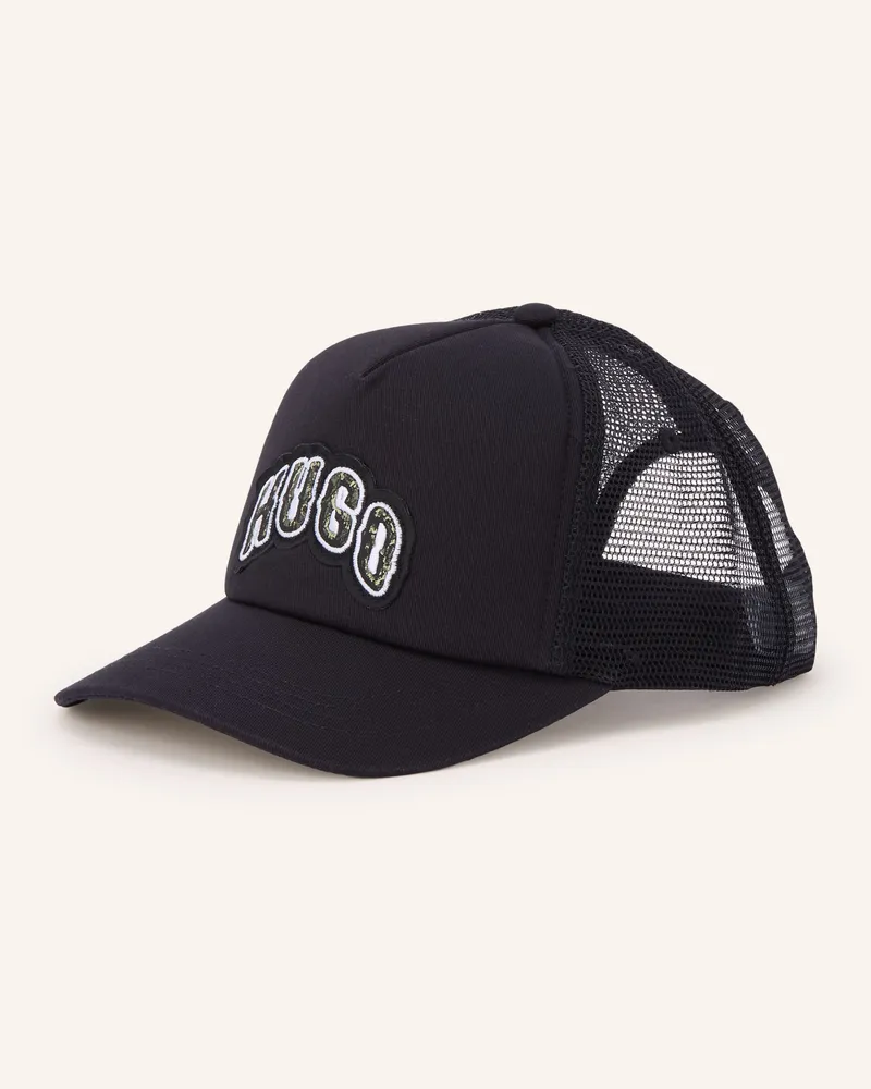 HUGO BOSS Cap schwarz Schwarz