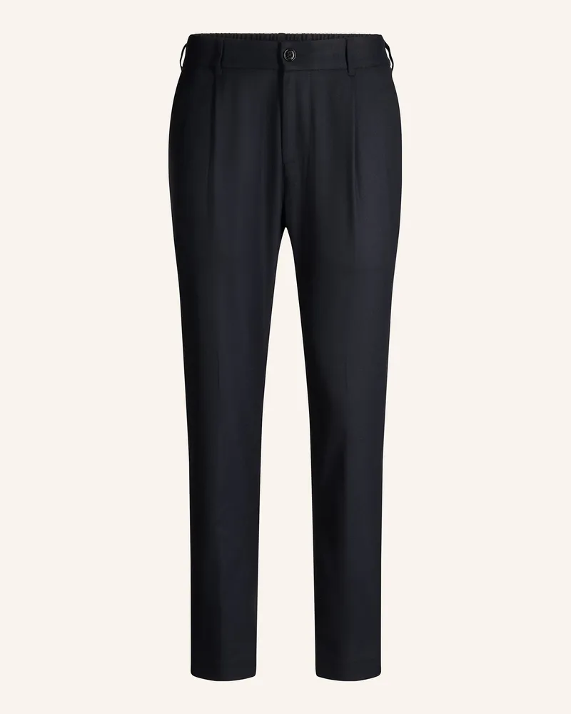 JOOP! Bundfaltenhose Regular Fit blau Dunkelblau