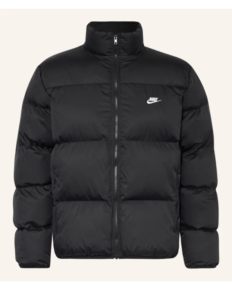 Nike Steppjacke SPORTSWEAR CLUB mit Schwarz