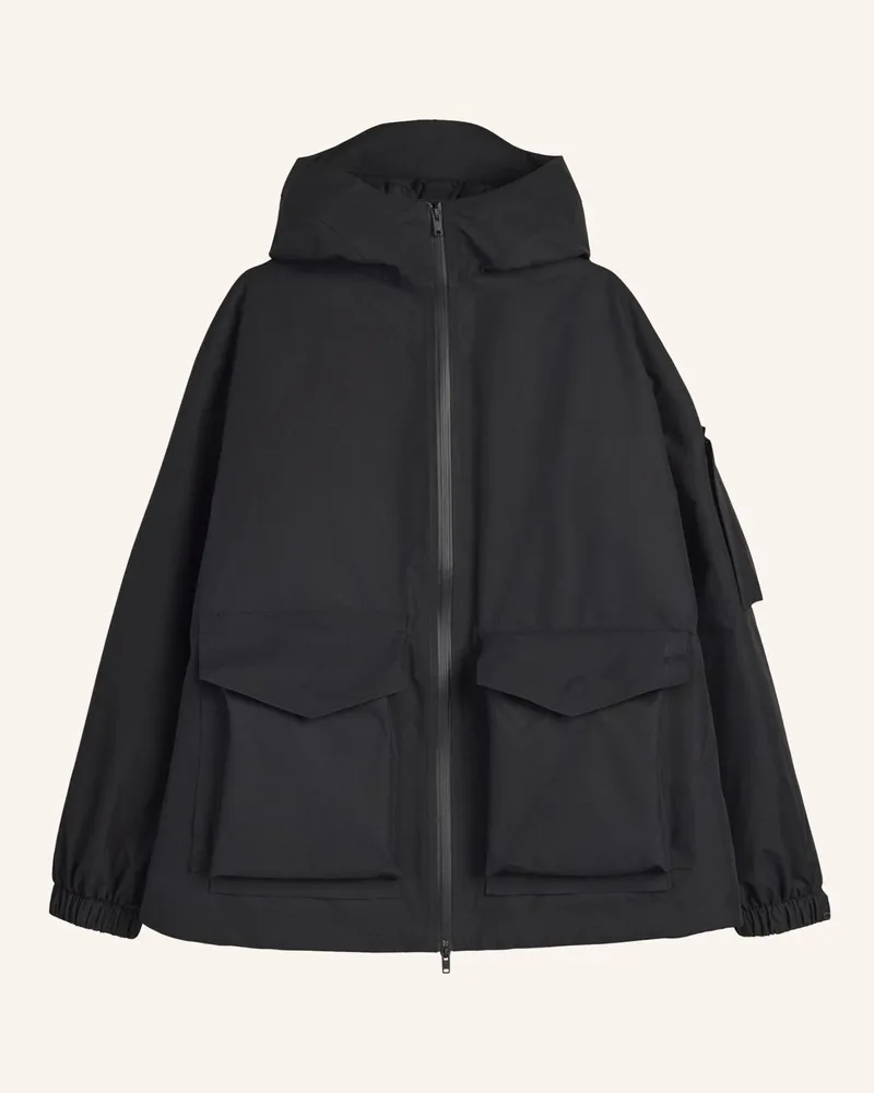 Y-3 Y-3 Gtx Kapuzenjacke, Gefüttert schwarz Schwarz