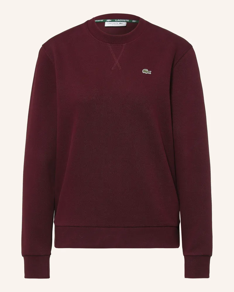 Lacoste Sweatshirt rot Dunkelrot