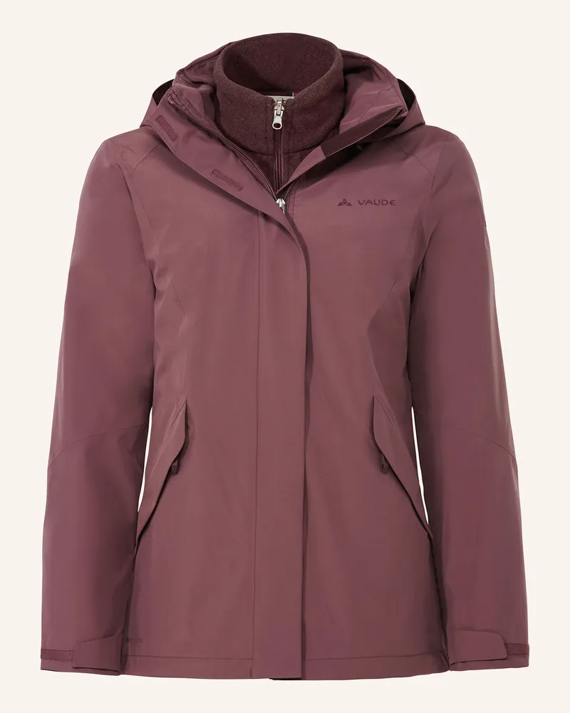 Vaude 2-In-1-Jacke Rosemoor rot Dunkelrot