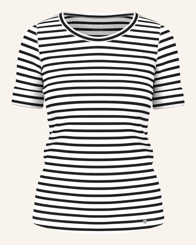 Marc Cain Shirt Mit 3/4-Arm schwarz Weiss