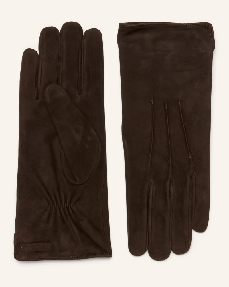 Marc O'Polo Handschuhe braun Dunkelbraun