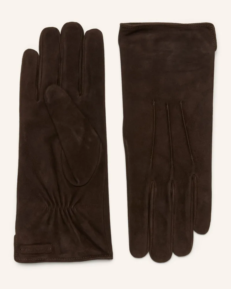Marc O'Polo Handschuhe braun Dunkelbraun