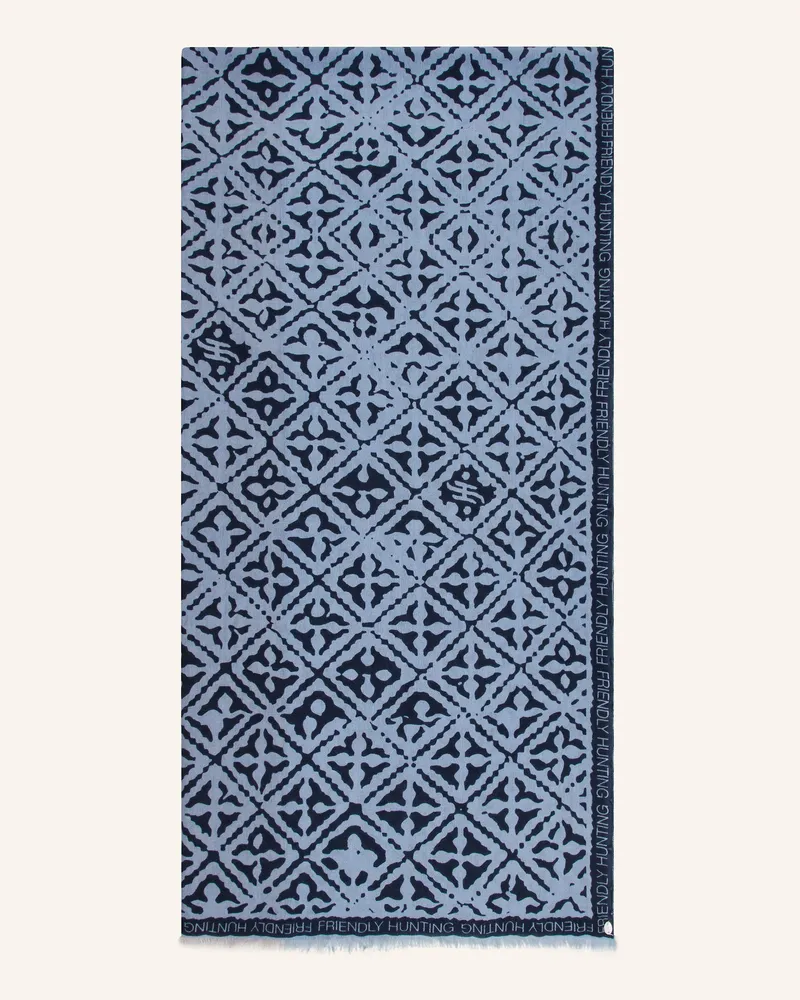 Friendly Hunting Cashmere-Schal Eyes Of Marakech blau Dunkelblau