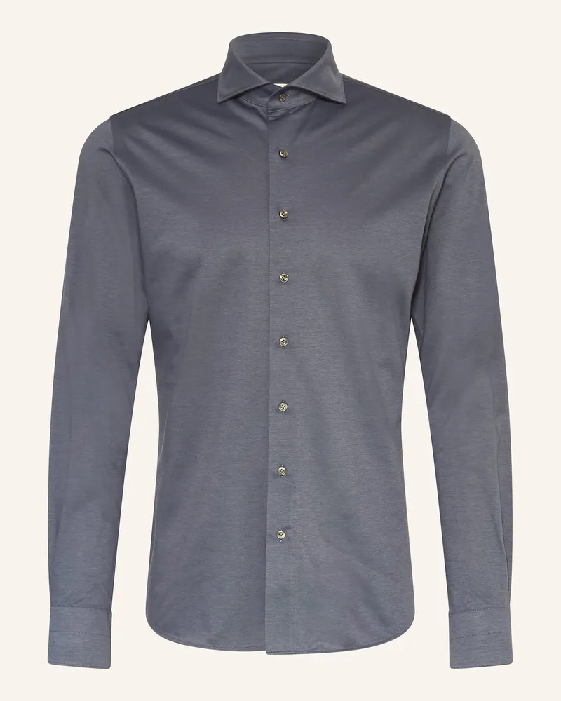 Profuomo Hemd Slim Fit Blaugrau