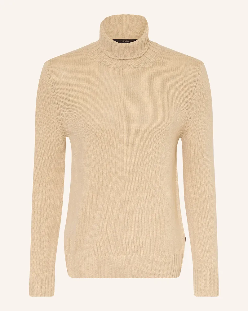 windsor. Cashmere-Rollkragenpullover ECOSIO Beige