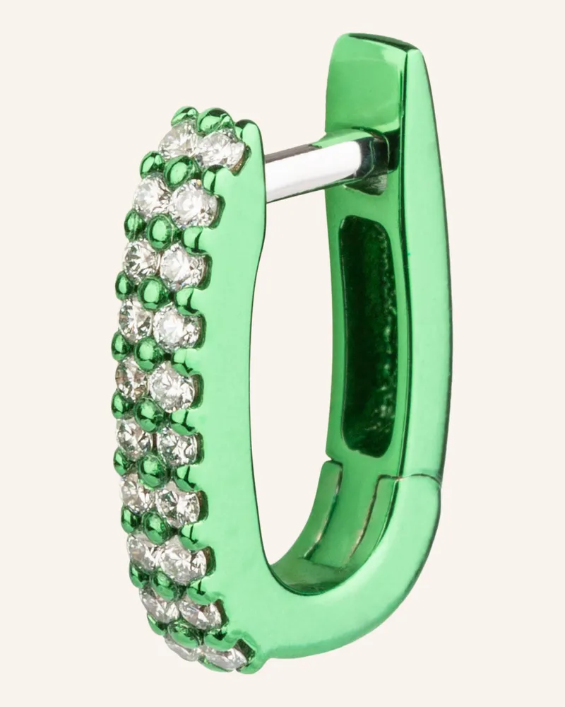 EÉRA Ohrring Basice Mit Diamanten gruen Grün