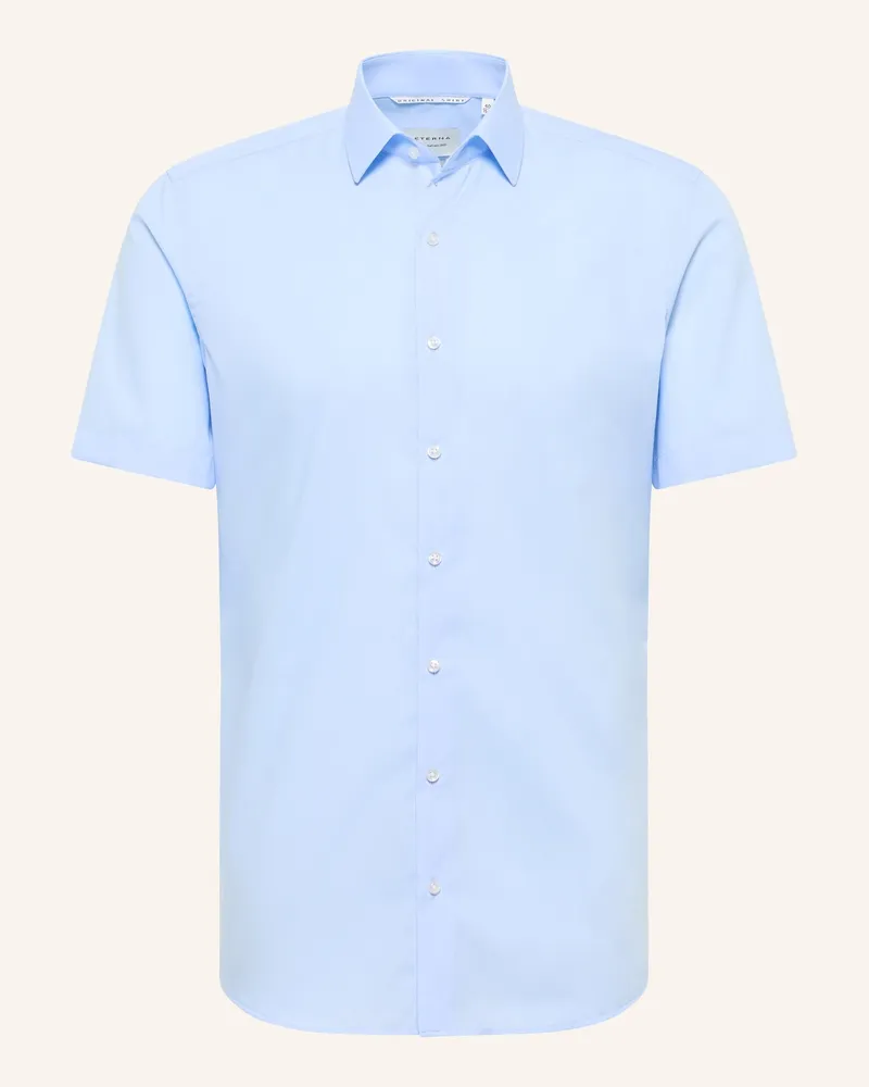 Eterna Kurzarm-Hemd SLIM FIT Hellblau