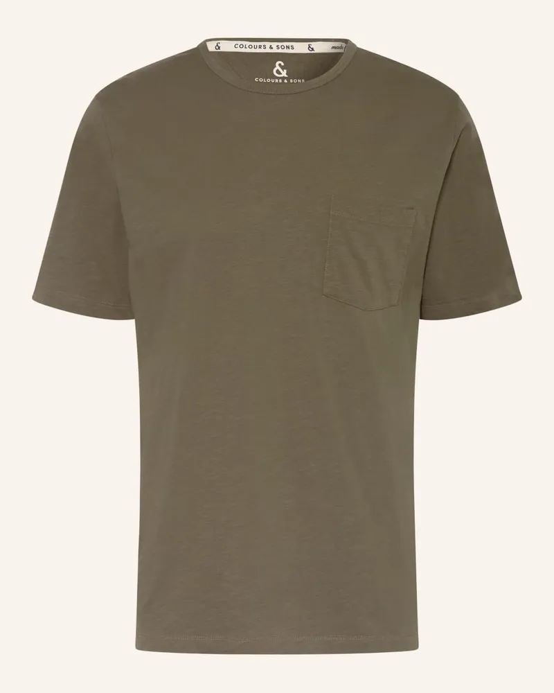 colours & sons T-Shirt Gruen