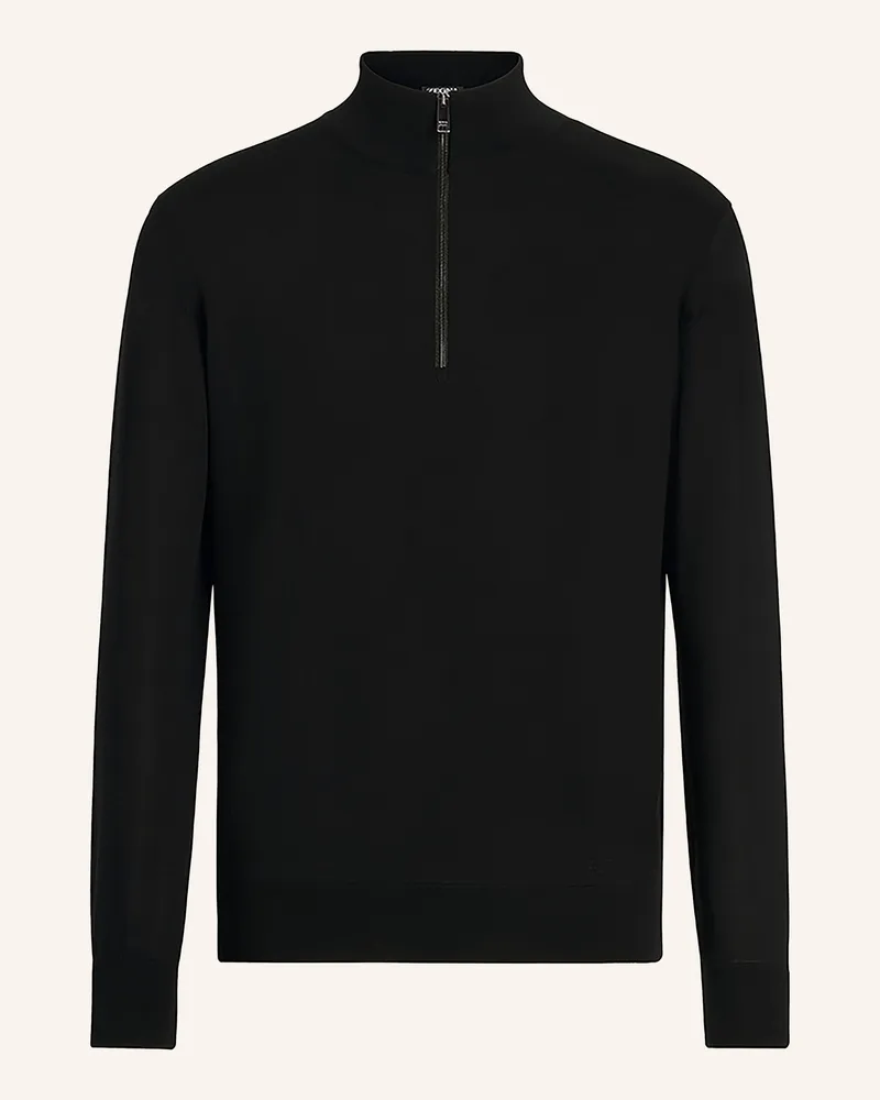 Ermenegildo Zegna Troyer schwarz Schwarz