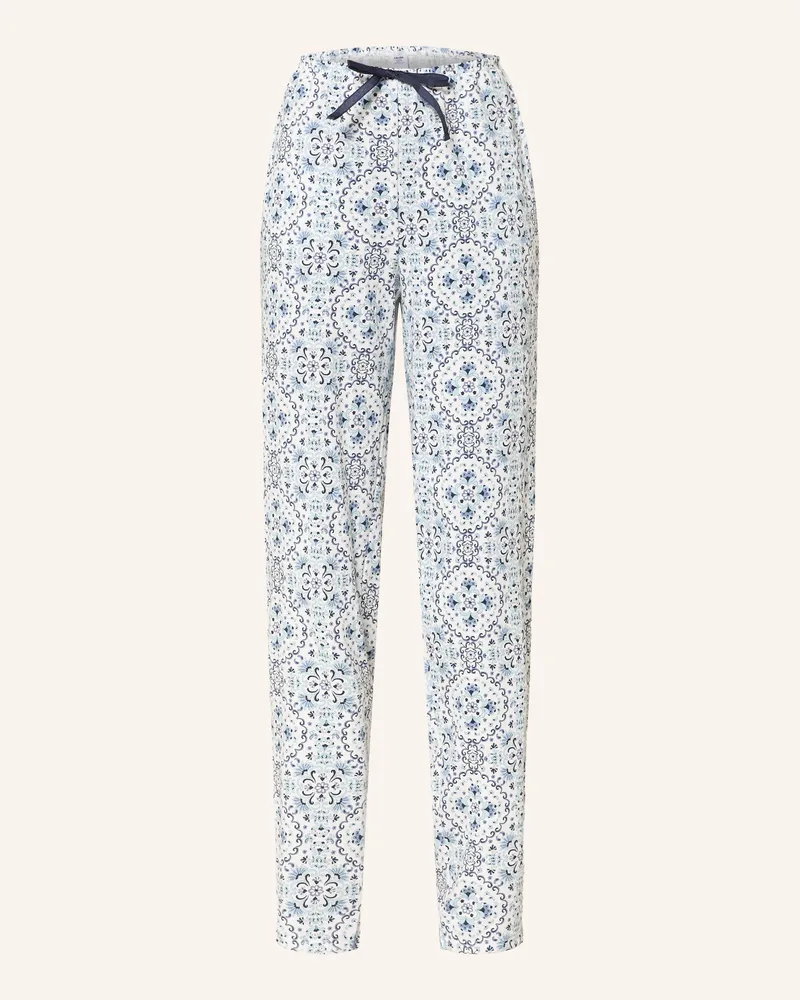 Calida Schlafhose FAVOURITES TILES Hellblau
