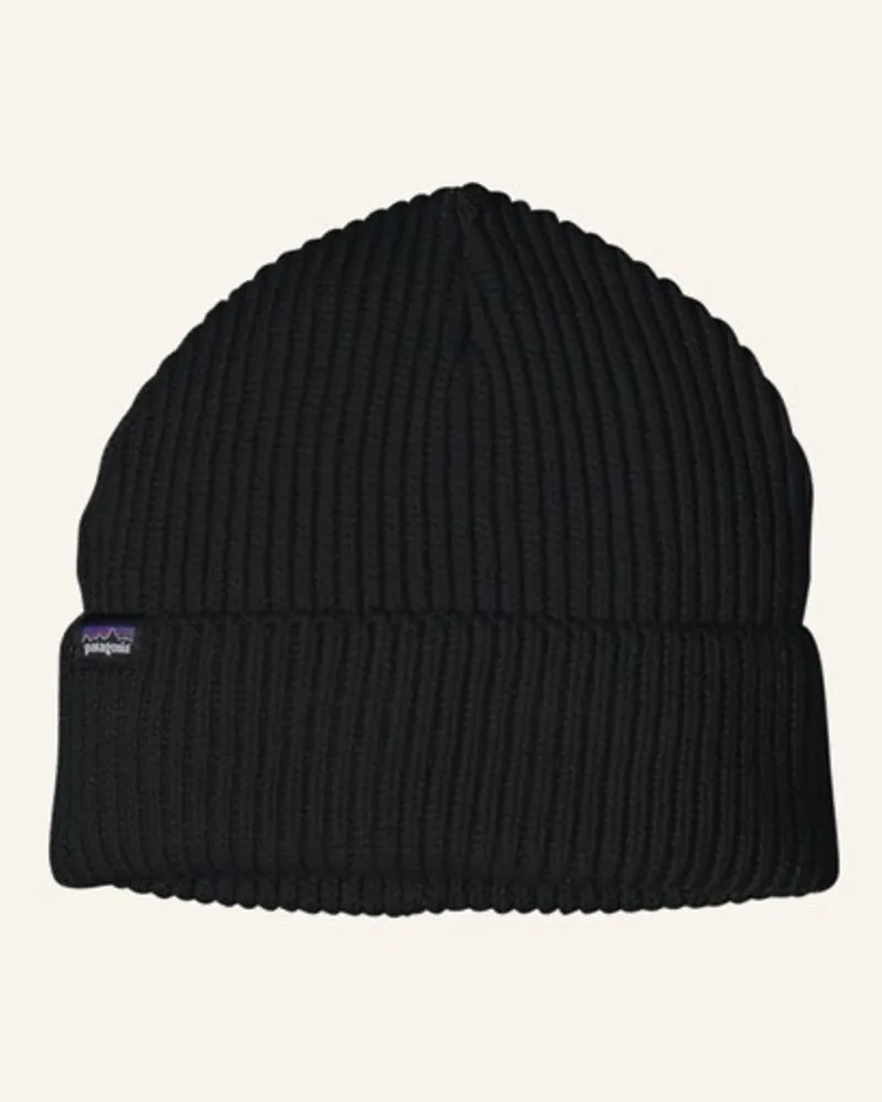 Patagonia Mütze FISHERMANS ROLLED BEANIE Schwarz