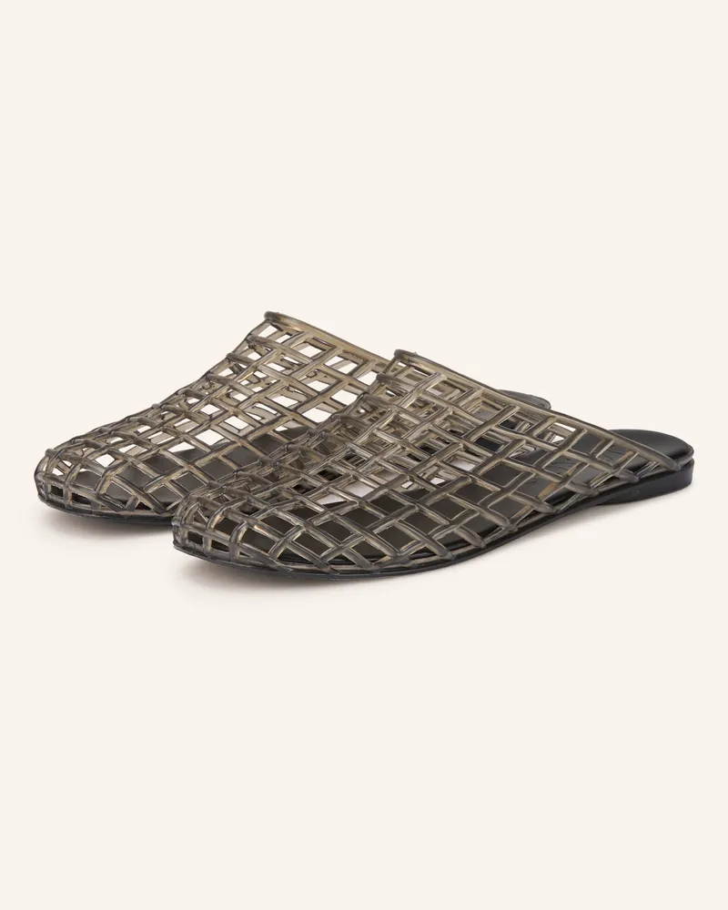 BIANCO. Mules schwarz Schwarz