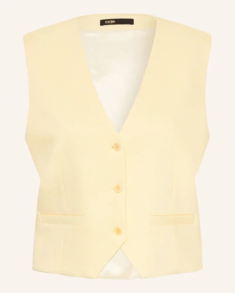 Maje Weste gelb Hellgelb