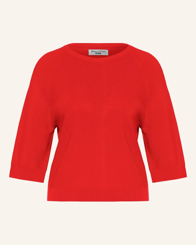 Marc O'Polo Pullover Mit 3/4-Arm rot Rot