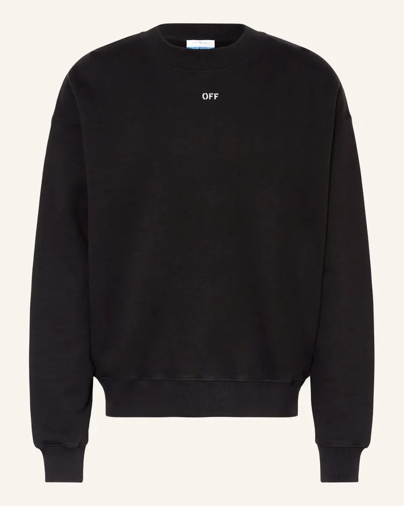 OFF-WHITE Sweatshirt OFF STAMP SKATE Schwarz