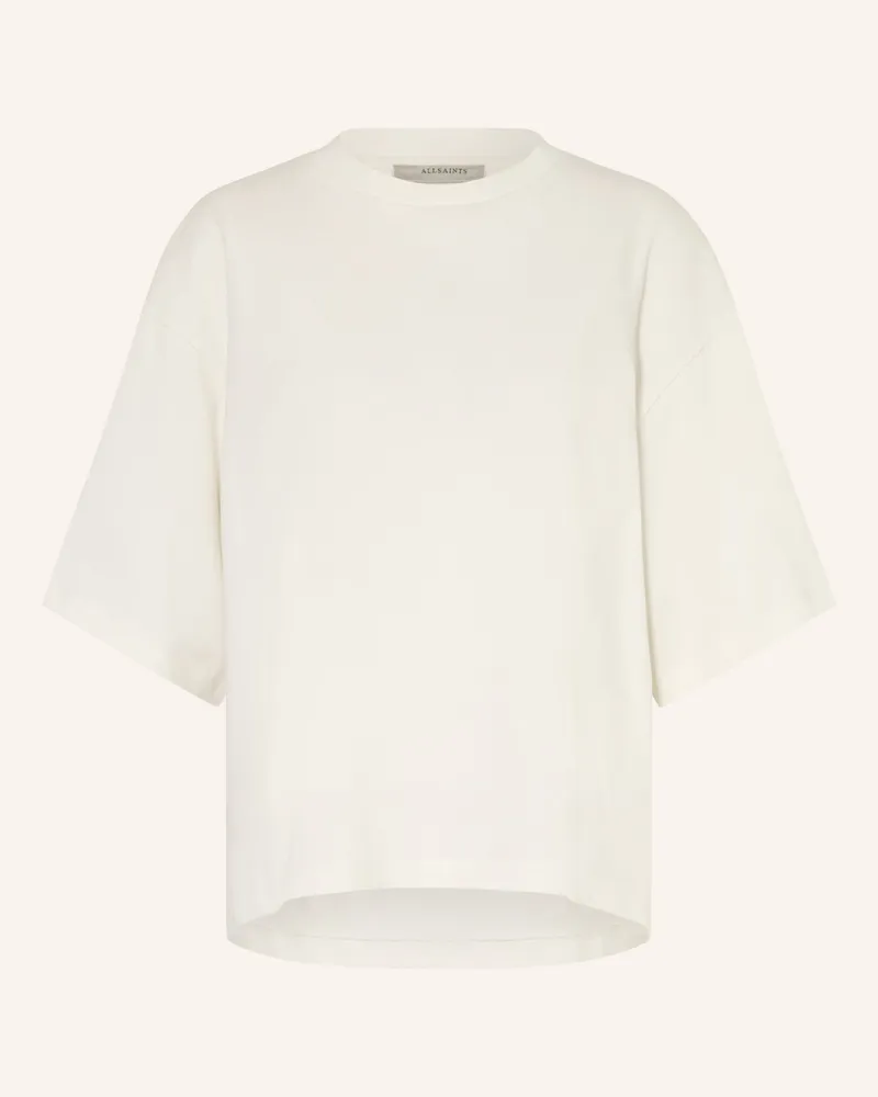 AllSaints Oversized-Shirt Esme Amelie Mit Lochspitze weiss Ecru