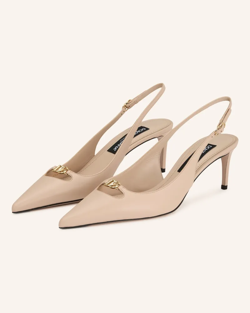 Dolce & Gabbana Slingpumps Beige