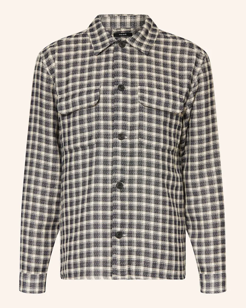 Reiss Overshirt Ribona blau Dunkelblau