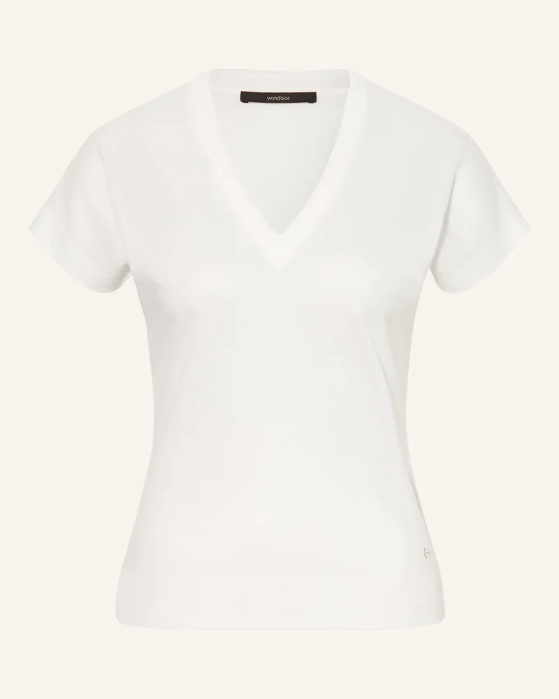 windsor. T-Shirt weiss Weiss