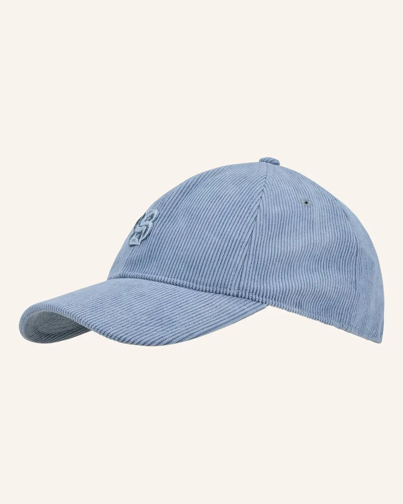 HUGO BOSS Cord-Cap ARI-B-ICON-CO Blaugrau
