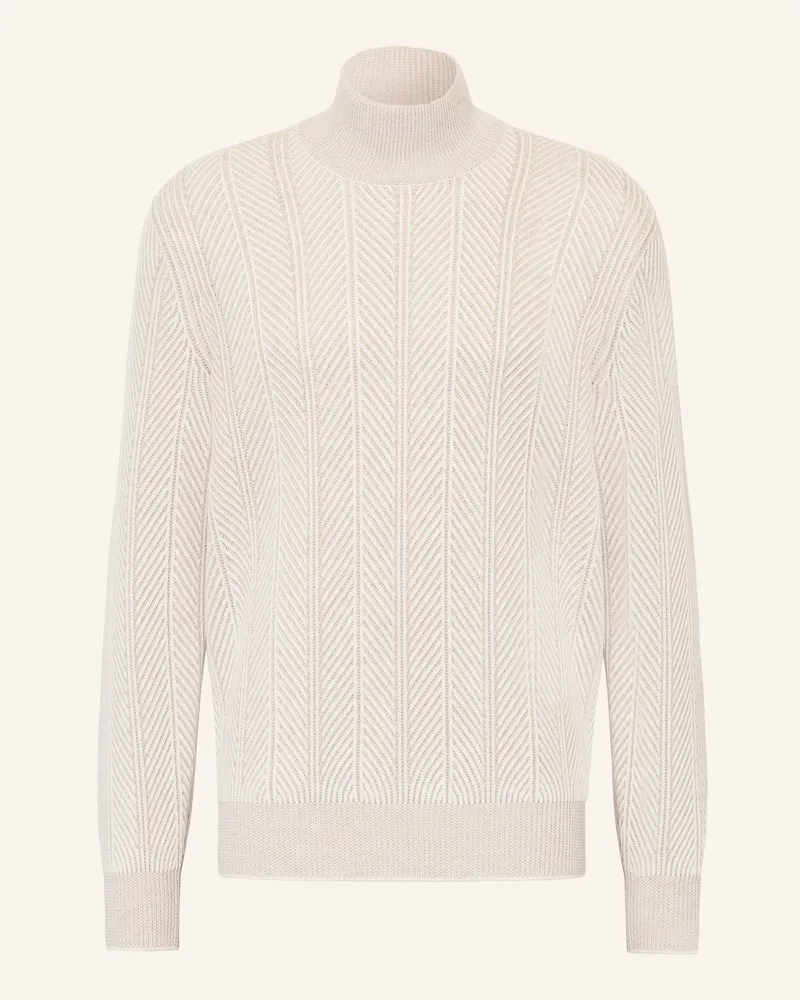 Brunello Cucinelli Cashmere-Pullover Hellgrau