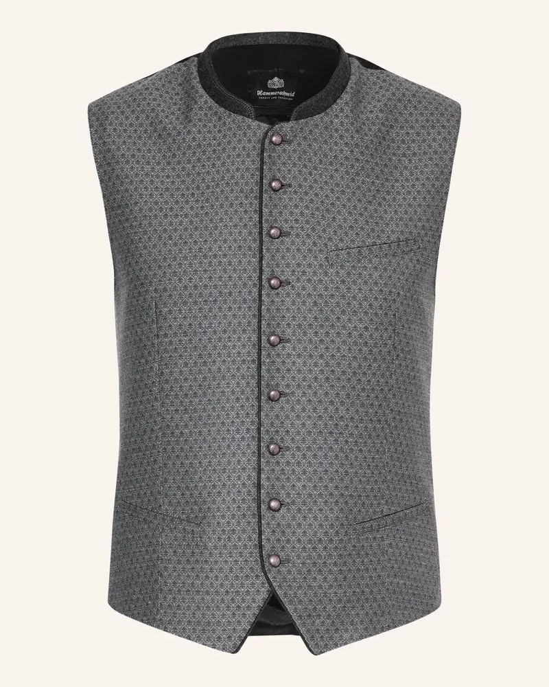 Hammerschmid Trachtenweste Peter Slim Fit grau Grau
