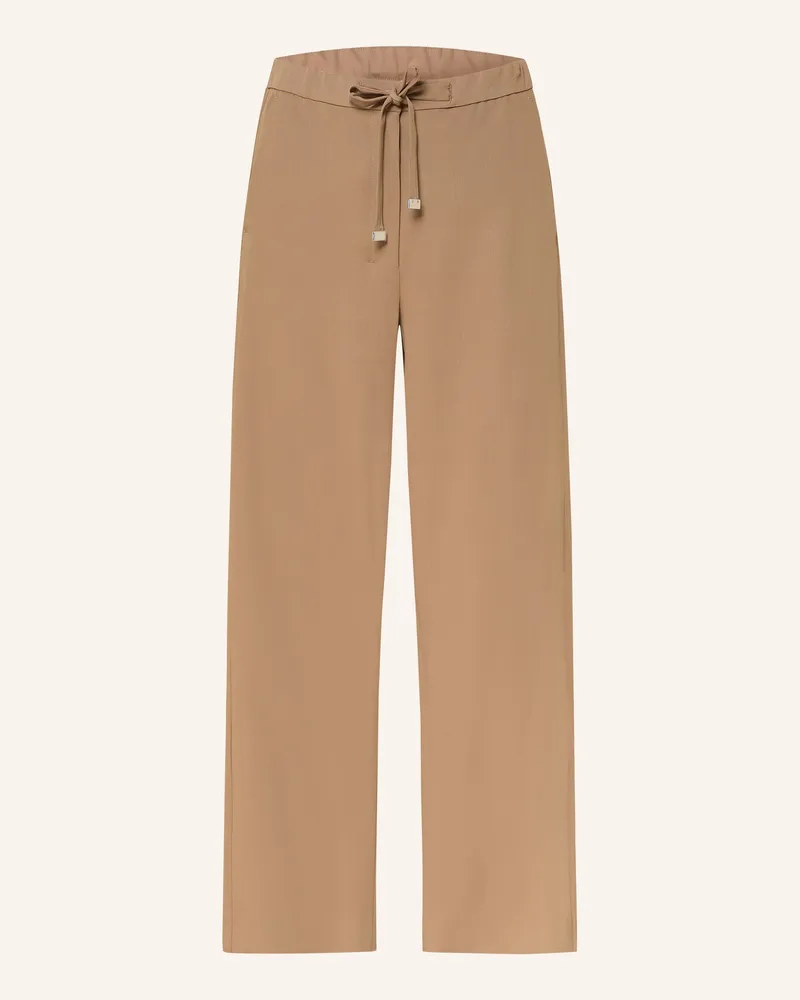 Max Mara Culotte Margenta braun Hellbraun