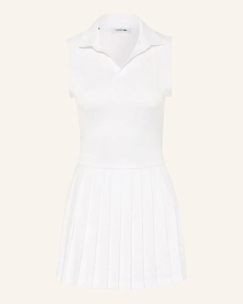 Lacoste Tenniskleid Mit Cut-Outs weiss Weiss