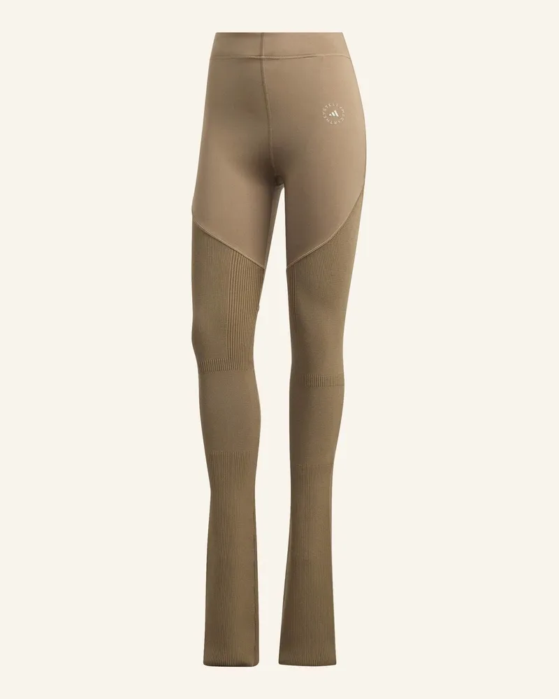 adidas ADIDAS BY STELLA MCCARTNEY KNIT MIX HOSE Braun