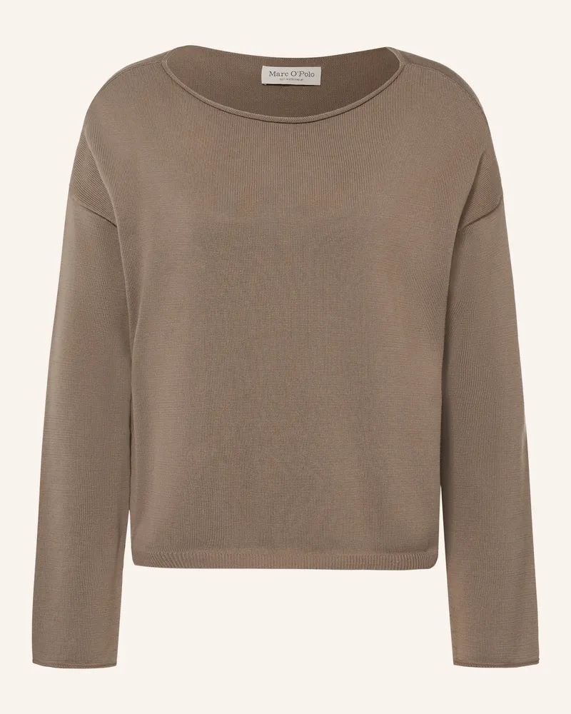 Marc O'Polo Pullover braun Khaki