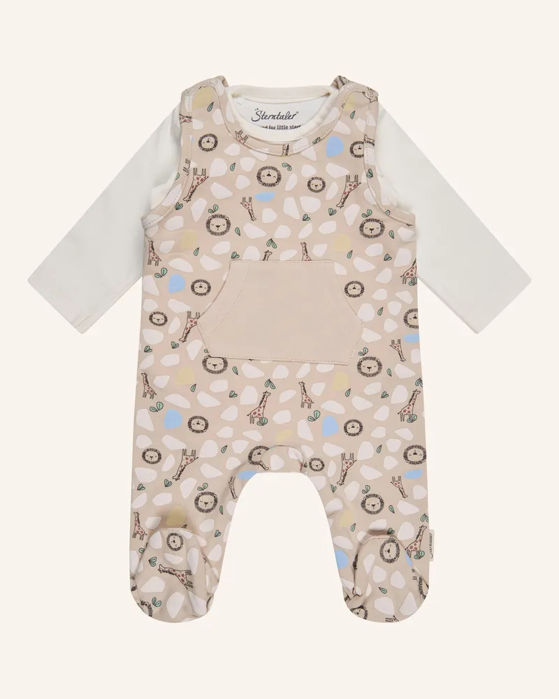 Sterntaler Strampler-Set Safari beige Beige