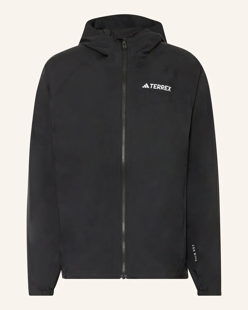 adidas TERREX MULTI 2L RAIN.RDY REGENJACKE Schwarz