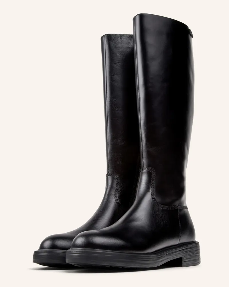 Camper Hoher Stiefel Dean schwarz Schwarz