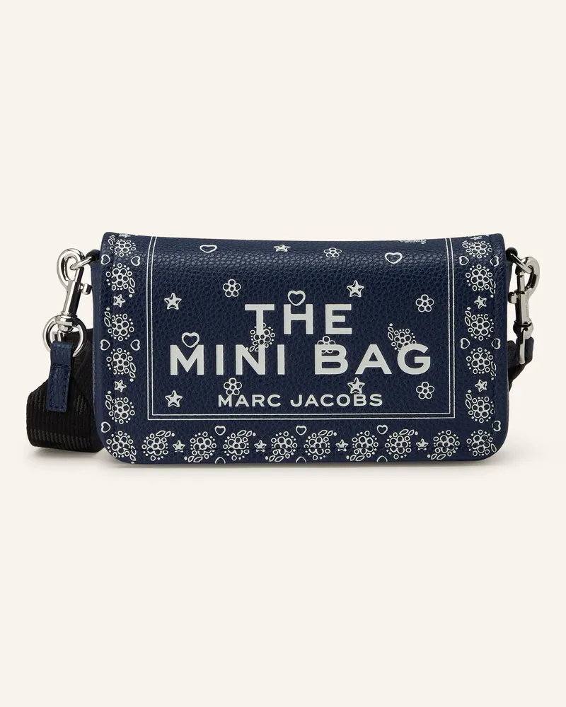 Marc Jacobs Umhängetasche The Mini Bag Bandana Leather blau Dunkelblau