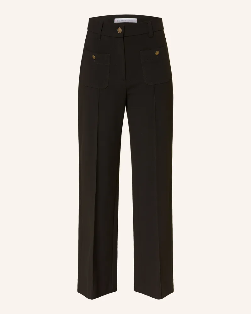 RAFFAELLO ROSSI  Marlenehose Miley Aus Jersey schwarz Schwarz