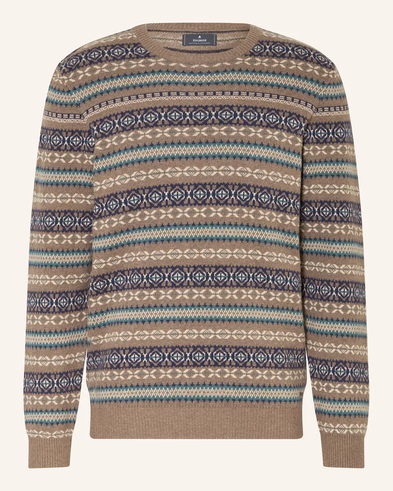 Ragman Pullover Taupe