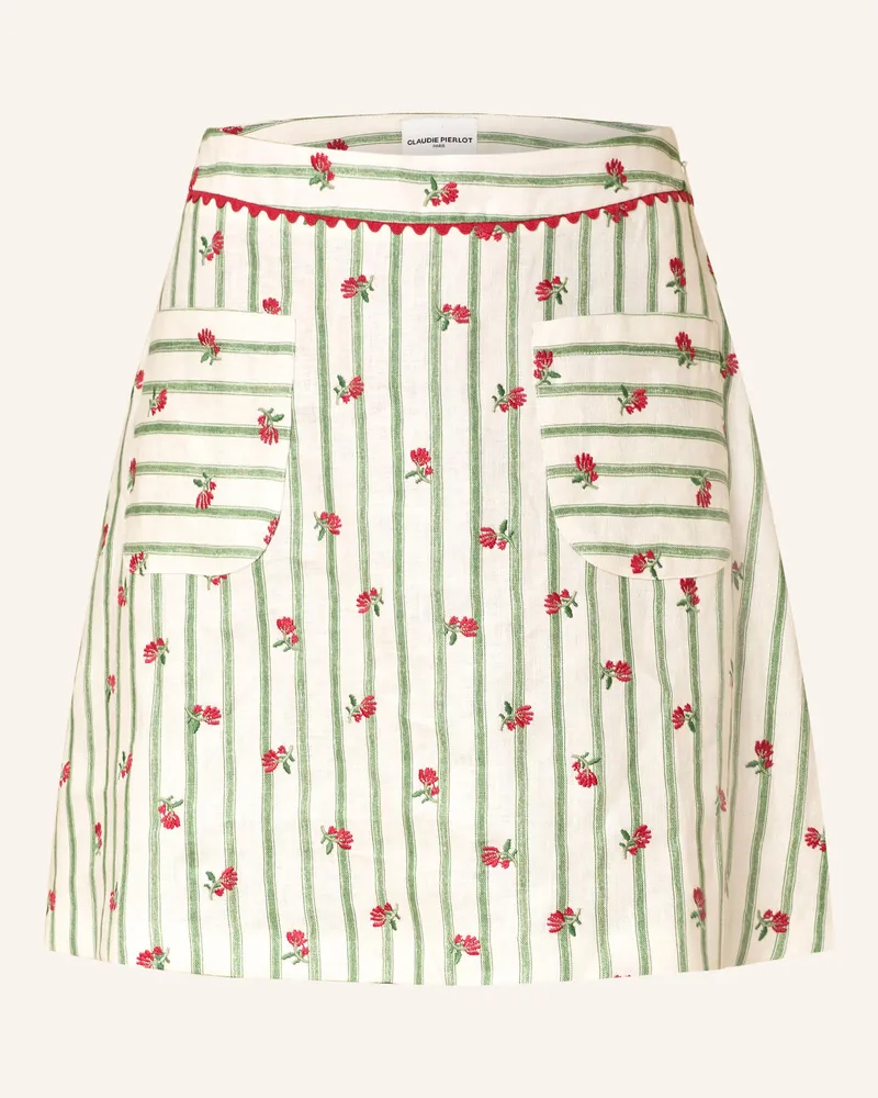 Claudie Pierlot Leinenrock Ecru