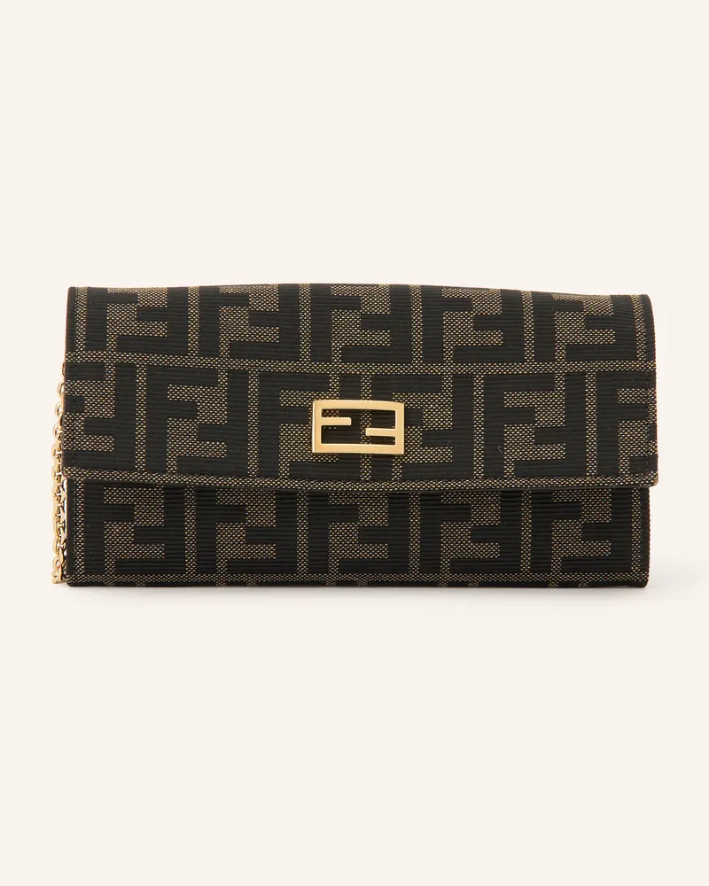 Fendi Umhängetasche braun Khaki